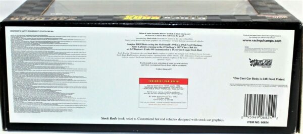 1998 Ernie Irvan #36 Skittles Reflection In Gold Edition Stock Rods-D