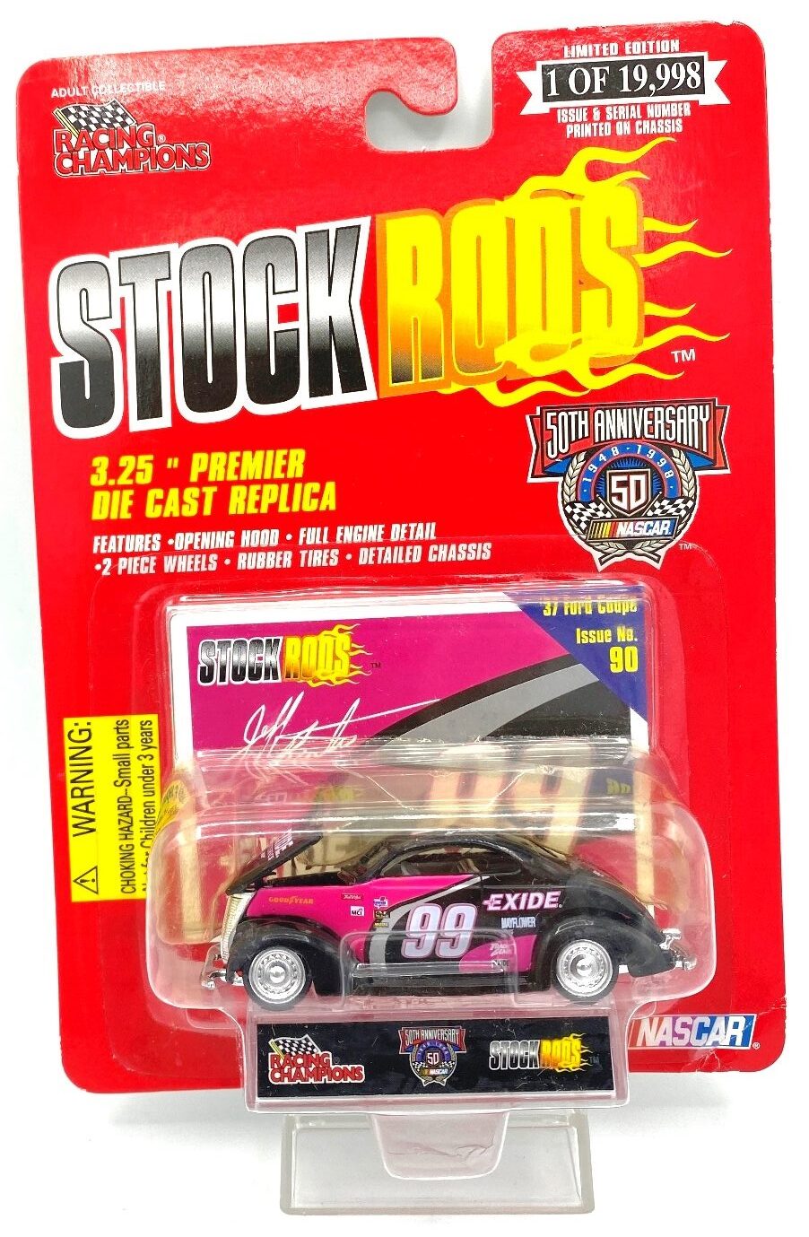 Stock Rods Nascar 50th Anniversary 3.25" Premier Die Cast Replica