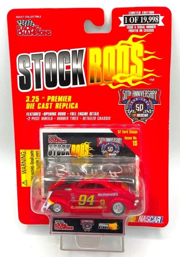 1998 Nascar Stock Rods 50th Ann ('37 Ford Coupe) RED (1)
