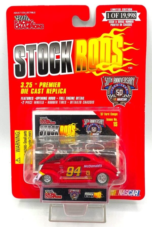 1998 Nascar Stock Rods 50th Ann ('37 Ford Coupe) RED (2)