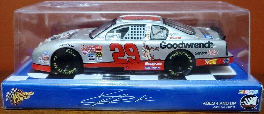 Winners Circle Kevin Harvick #29 Kiss Goodwrench CHEVY Car 1:24 Die Cast 2004 