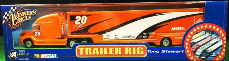 2002 Trailer Rig #20 Tony Stewart Home Depot-MBNA NASCAR (Rookie Release)