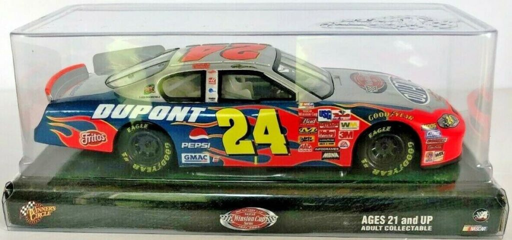 2003 Chevy Monte Carlo Jeff Gordon #24 Dupont Nascar Winston Cup Red Flames-0 (3)