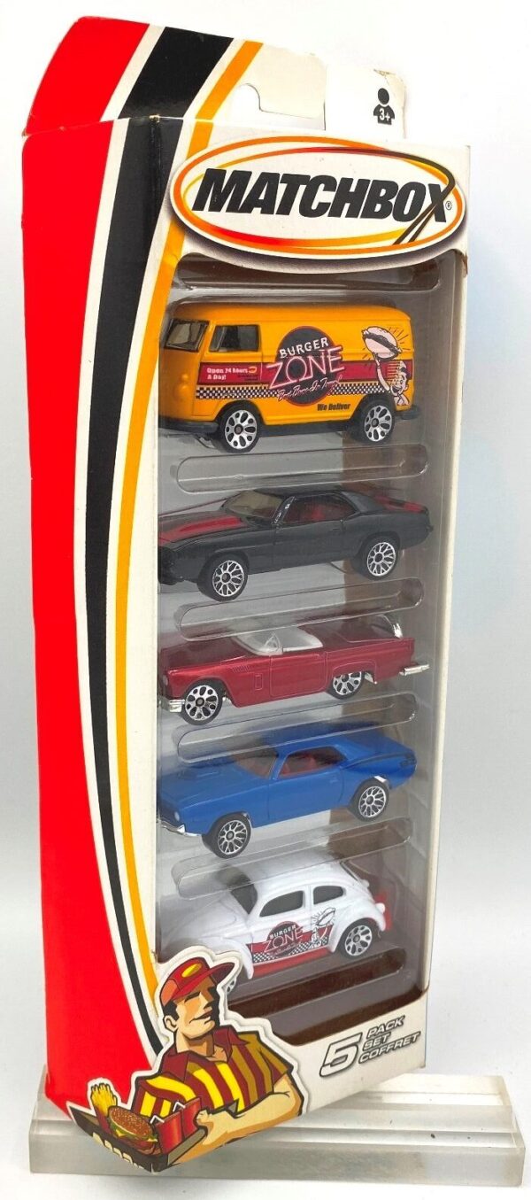 2004 Matchbox Burger ZONE (5 Pack Set Coffret) (2)
