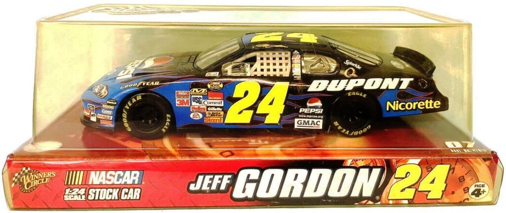 AUTO WORLD "JEFF GORDON #24" Release 1 "NASCAR" SUPER III SERIES SLOT CAR 