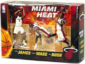 Miami Heat Exclusive Edition 3-Player Box Set NBA Series 19 Action Figures McFarlane Sportspicks “Rare-Vintage” (2011)