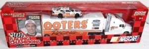 Racing Champions Chase The Race Transporter & Die-Cast Stock Car Nascar Edition 1:64 Scale Series "Rare-Vintage" (2000-2002)