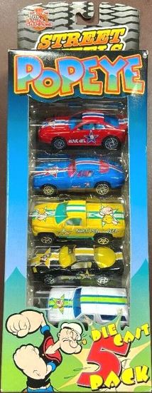 Street Wheels Popeye 5-Pack Collectible-A