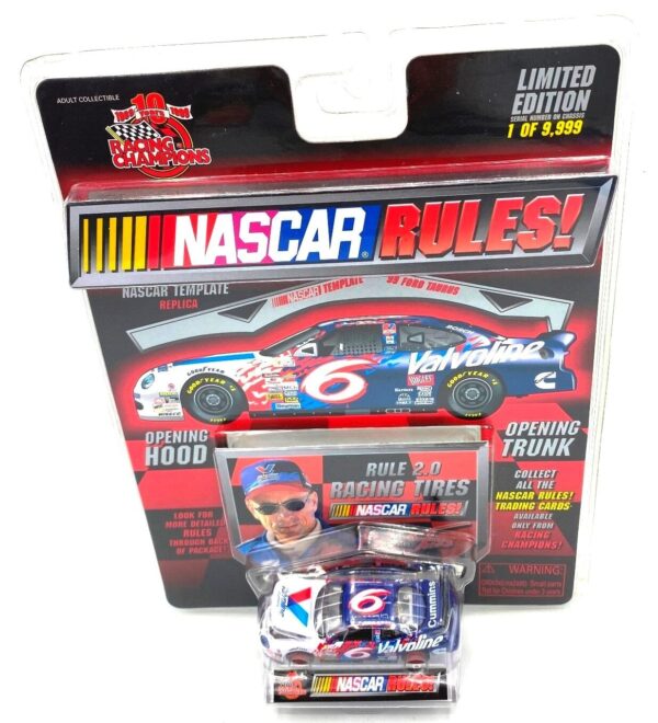 1999 Nascar Rules! ('99 Ford Taurus) Valvoline #6 Ltd Ed (6)