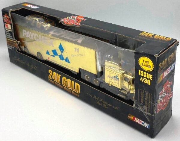 1999 Reflection In Gold Transporter with Stock Car #11 Paychex (6)