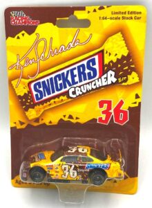 2002 Ken Schrader #36 Snickers Cruncher Bar (“Exclusive Limited Edition) (2)