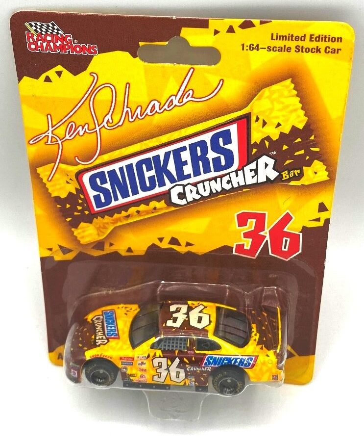 2002 Ken Schrader #36 Snickers Cruncher Bar (“Exclusive Limited Edition) (3)