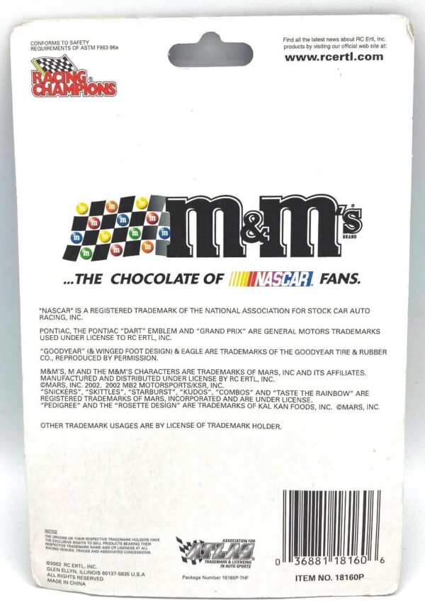 2002 M&M's Car #36 Racing Team (Exclusive Limited Edition Stock Car) (13)