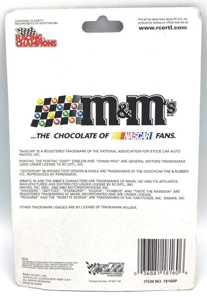 2002 RC-M&M's Racing Team Pontiac Grand Prix #36 (13)