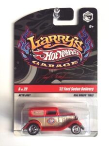 2009 '32 Ford Sedan Delivery Red & Gold w$$ Decal (00)