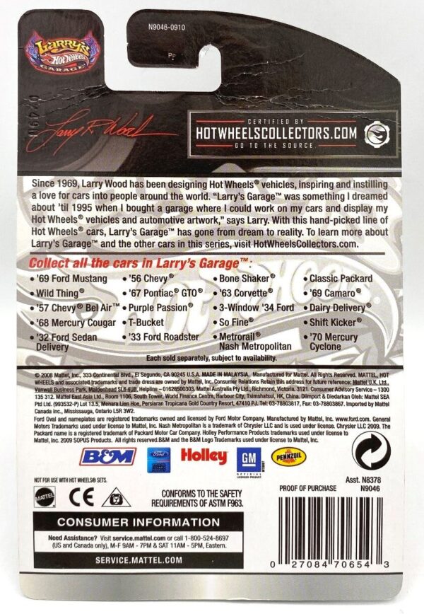 2009 '56 Chevy (Larry's Garage Real Riders Base #A51 Card #2-20) (9)