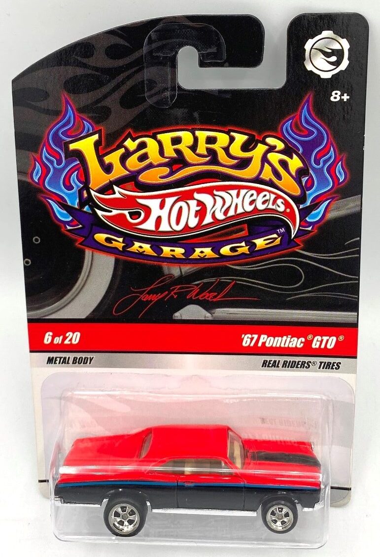 2009 HW-Larry's Garage '67 Pontiac GTO-RR-Tires (Signature Card)