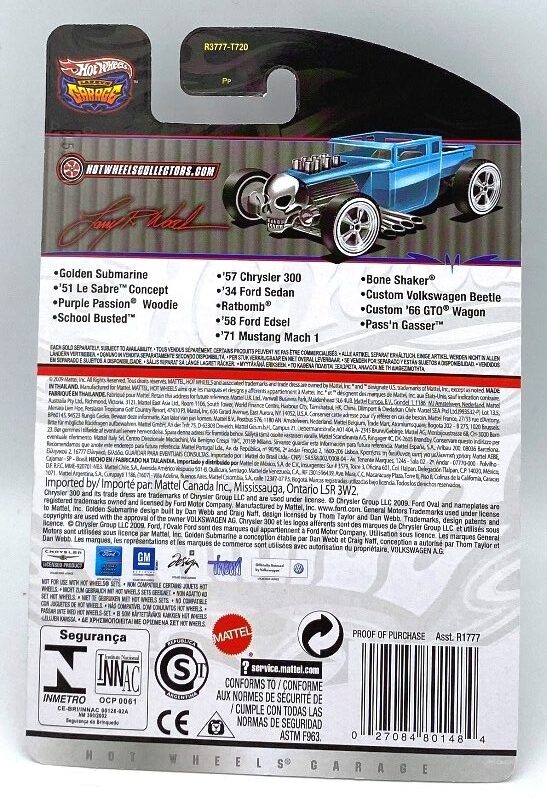 2009 Custom Volkswagen Beetle (Silver & Orange) Card #5-39 (7)