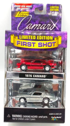 Johnny Lightning Authentic Replicas "Vintage FIRST SHOT CAMARO & CORVETTE COLLECTION!" 1:64 Scale Die-Cast Vehicles (Limited Edition Series Collection) “Rare-Vintage” (1999)