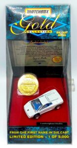 1996 Gold Lamborghini Diablo (Limited Edition) Matchbox (2)