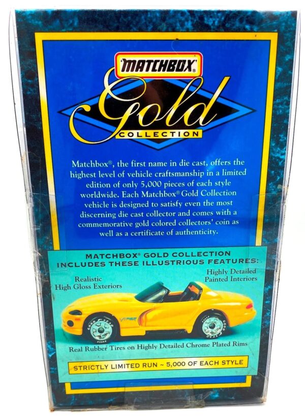 1996 Gold Pontiac GTO Judge (Limited Edition) Matchbox) (6)