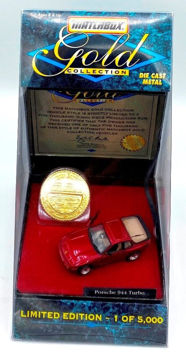 1996 Gold Porsche 944 Turbo (Limited Edition) Matchbox) (2)