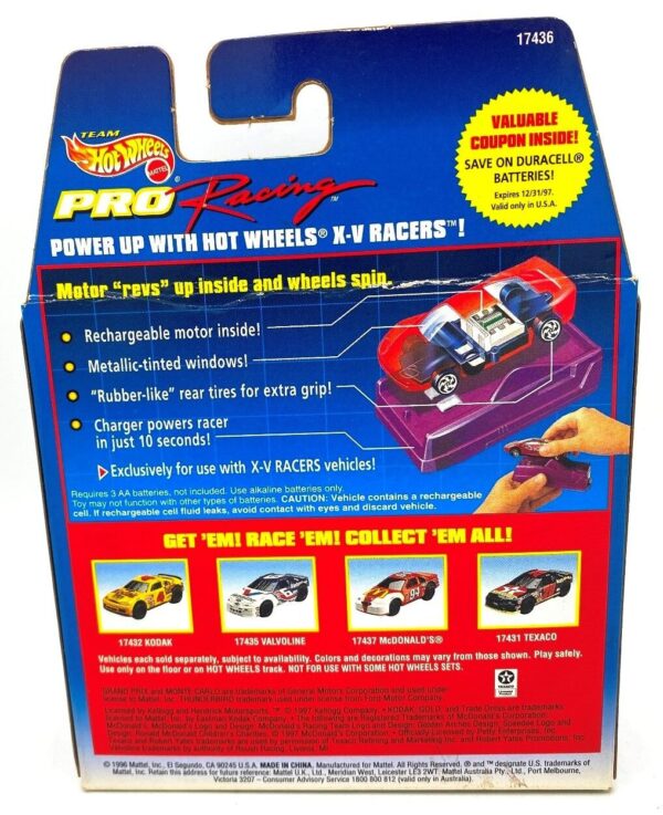 1996 Team Hotwheels Pro Racing (Motorized X-V Racers #44 Grand Prix) (6)