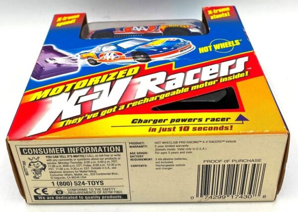 1996 Team Hotwheels Pro Racing (Motorized X-V Racers #44 Grand Prix) (7)
