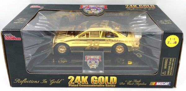 1998 DeWalt #29 Nascar 50th Ann (Reflections In Gold 24k) 1-24 scale) (2)