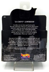 1998 Hotwheels Collectibles Vintage '53 Chevy Lowrider (6)