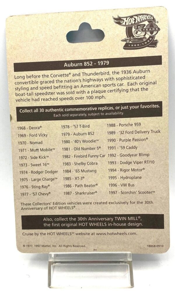1998 Hotwheels Vintage (Auburn 852) (7)