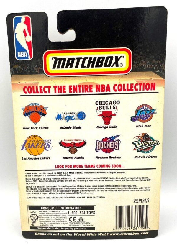 1998 NBA Collection (LA Lakers) Dodge Viper (4) 1998 NBA Collection (LA Lakers) Dodge Viper (4)