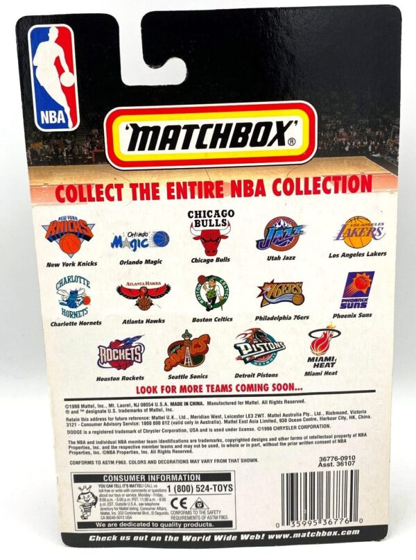 1998 NBA Collection (Seattle Sonics) Dodge Viper (4)