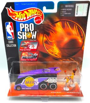 Hotwheels (NBA Court Collection Pro Show Team Pack w/NBA Figures & 1/64 Scale Diecast Bus) Mattel Wheels Collection “Rare-Vintage” (1998-1999)