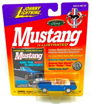 Johnny Lightning Authentic Replicas "Vintage Mustang Illustrated Magazine Anniversary & Limited Edition Series" 1:64 Scale Die-Cast Vehicles “Rare-Vintage” (1996-2000)