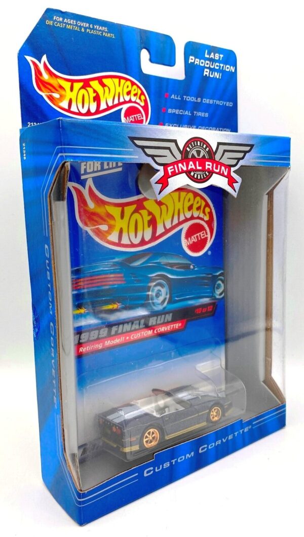 1999 Final Run Custom Corvette (Hotwheels Retiring Models Card #10 of 12) (4)
