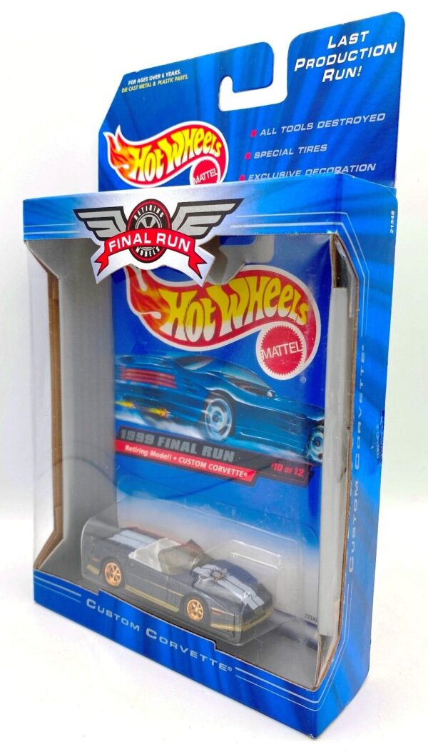 1999 Final Run Custom Corvette (Hotwheels Retiring Models Card #10 of 12) (5)