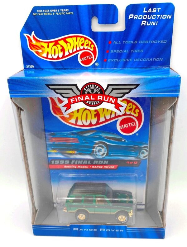 1999 Final Run Range Rover (Hotwheels Retiring Models Card #1 of 12) (2)