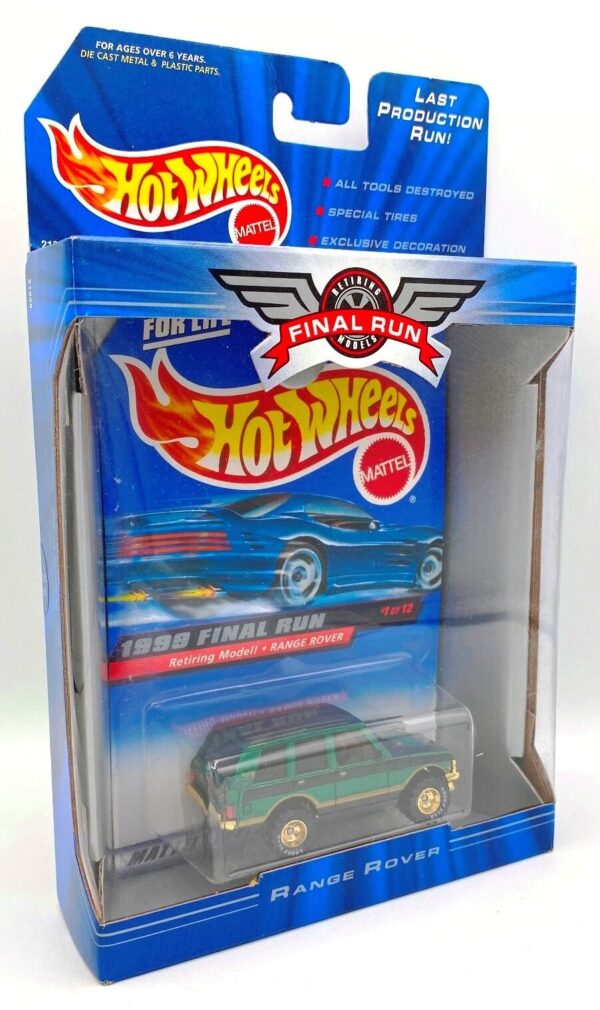 1999 Final Run Range Rover (Hotwheels Retiring Models Card #1 of 12) (4)
