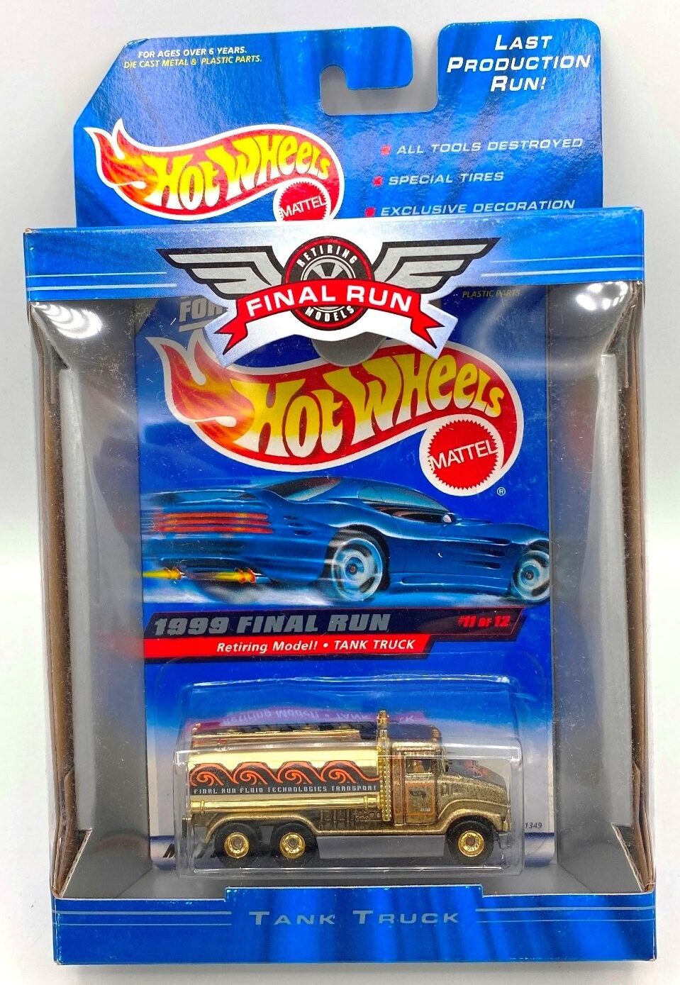1999 Final Run Tank Truck (Hotwheels Retiring Models Card #11 of 12) (6)