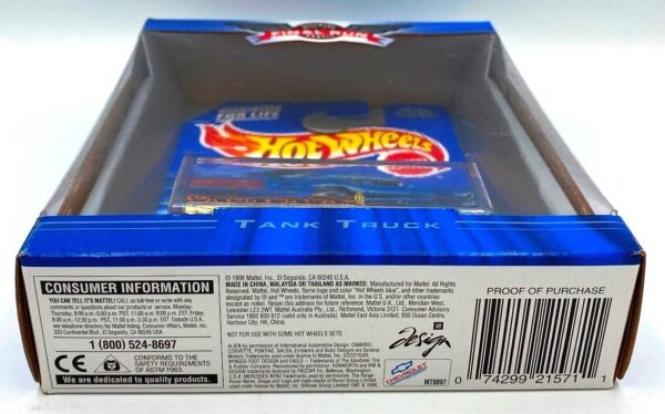 1999 Final Run Tank Truck (Hotwheels Retiring Models Card #11 of 12) (8)