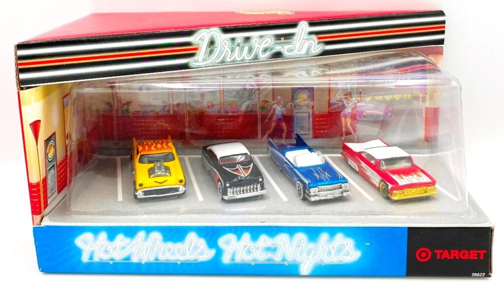 1999 Hot Wheels Hot Night (Target Exclusive 4pc Drive-In Box Set) (1)