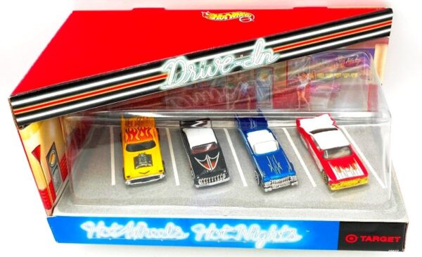 1999 Hot Wheels Hot Night (Target Exclusive 4pc Drive-In Box Set) (4)