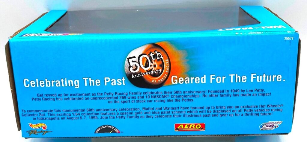 1999 Petty Racing 50th Anniversary (“Walmart Exclusive Special Gold ...
