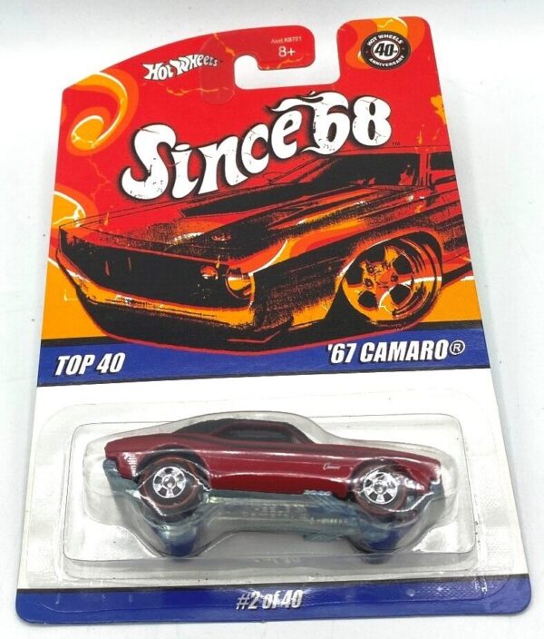 2007 '67 Camaro Card #2 of 40 (Black & Red wRed Line Tires Since '68) (5)