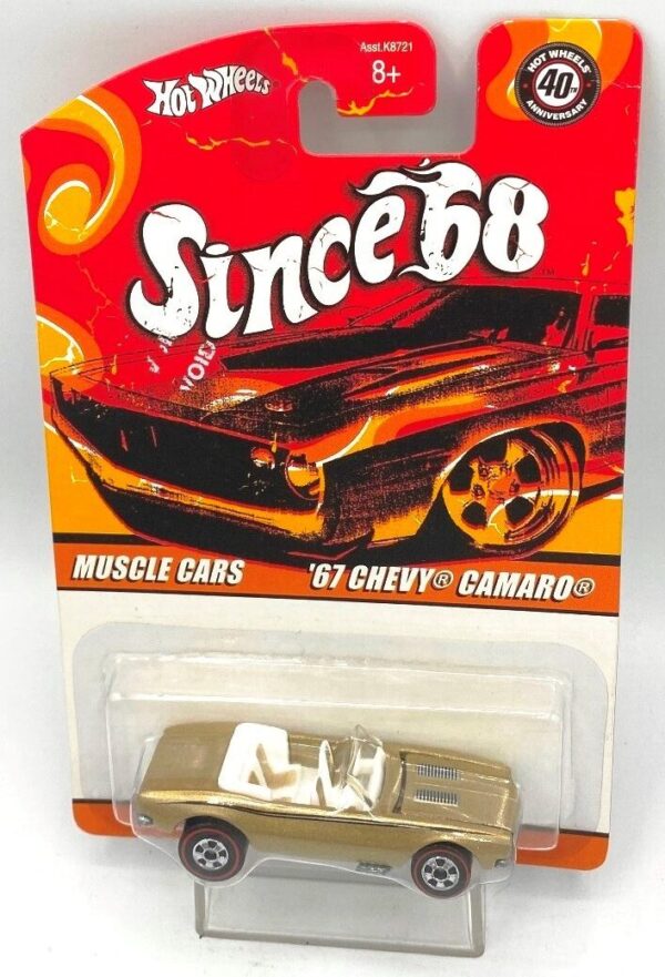 2007 '67 Chevy Camaro Card #5 of 10 (Muscle Cars Since '68 Gold) (3)