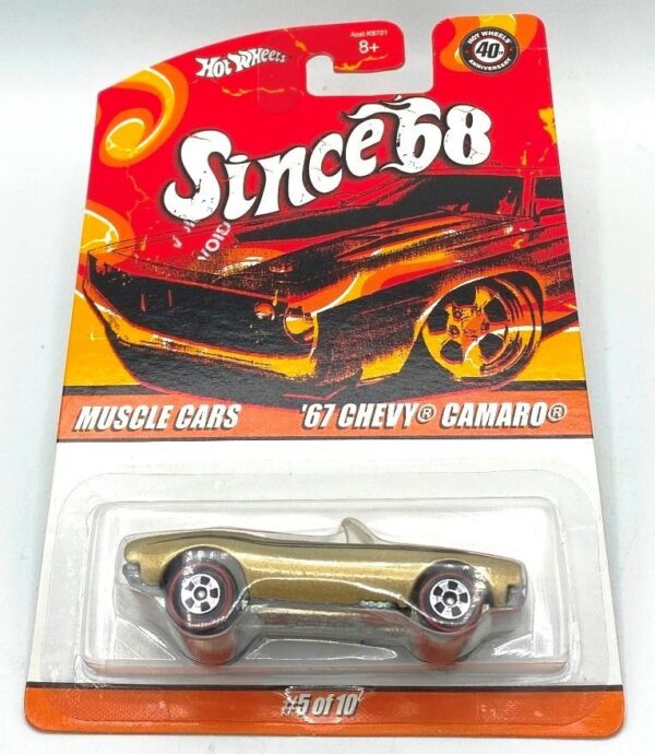 2007 '67 Chevy Camaro Card #5 of 10 (Muscle Cars Since '68 Gold) (7)