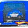 2007 Hotwheels Mini Box (Volkswagen Beetle) (Blue & White) (1)