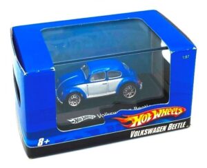 2007 Hotwheels Mini Box (Volkswagen Beetle) (Blue & White) (4)