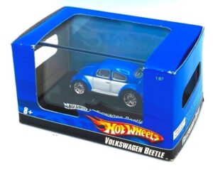 2007 Hotwheels Mini Box (Volkswagen Beetle) (Blue & White) (6)